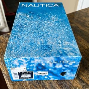 Men’s Nautica White Fireside Scuttle Lace up Shoes New Size 9